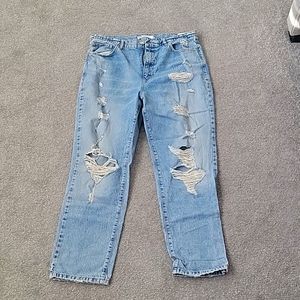 Women's distressed Garage jeans Sz 13/ sz 31, straight fit
